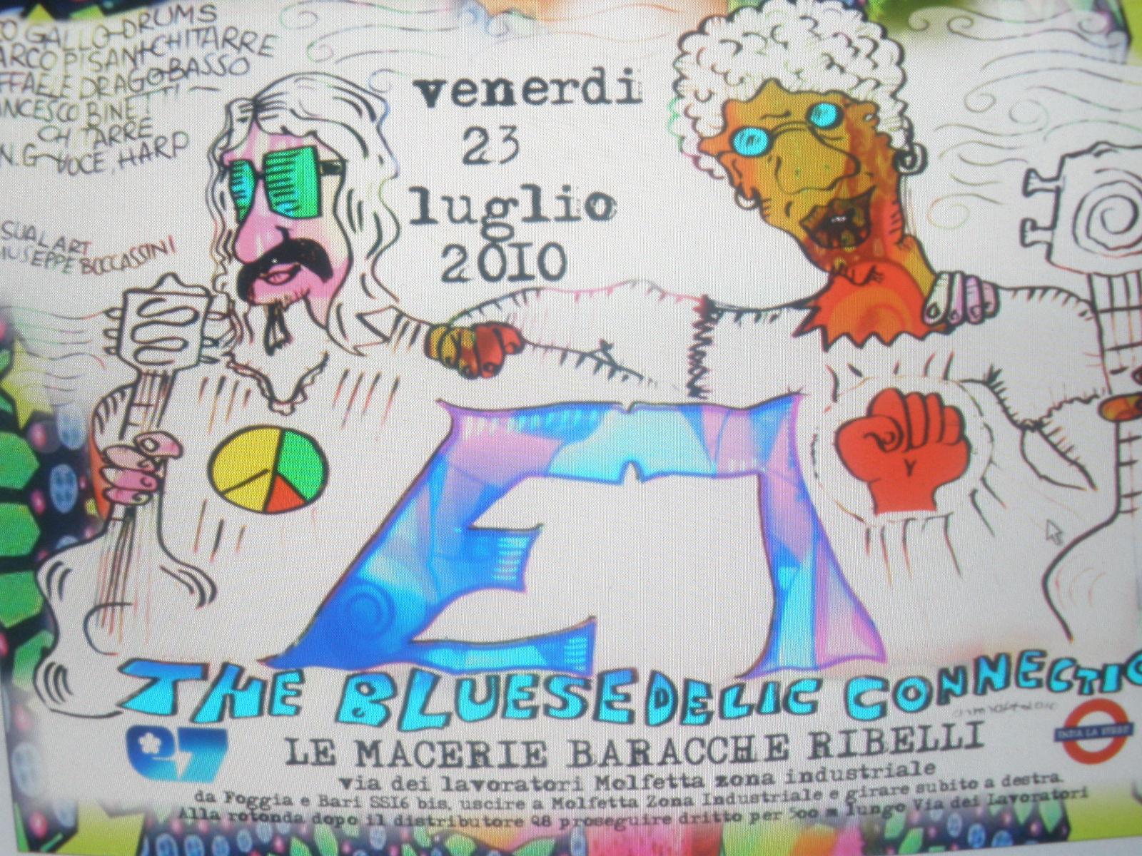 E7, The Bluesedelic , a Molfetta, presso Le Macerie